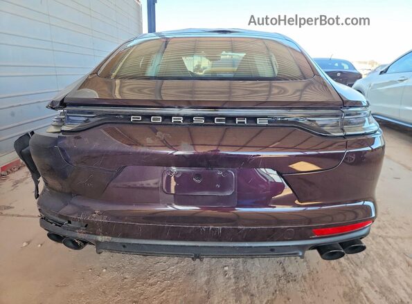 WP0AE2A79PL120076 2023 PORSCHE PANAMERA Темно-бордовый Вид сзади