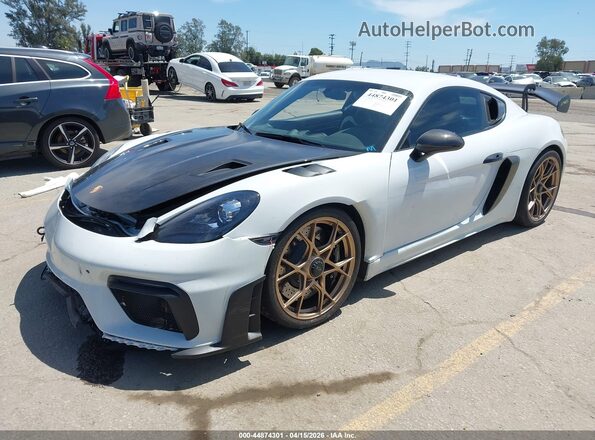 WP0AE2A80PS280345 2023 PORSCHE CAYMAN White Vista tres cuartos delantera izquierda