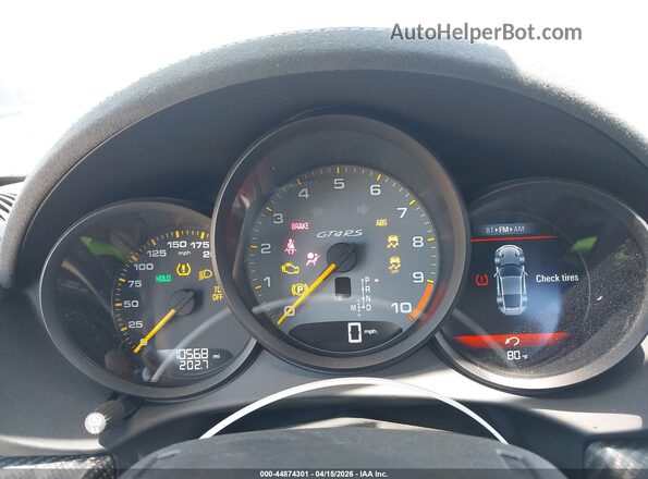 WP0AE2A80PS280345 2023 PORSCHE CAYMAN White Vista de los asientos traseros