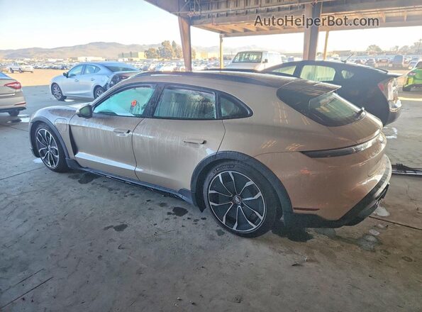 WP0BA2Y11MSA71087 2021 PORSCHE TAYCAN Beige Հետևի ձախ