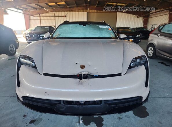 WP0BA2Y11MSA71087 2021 PORSCHE TAYCAN Beige Դիմացի տեսք