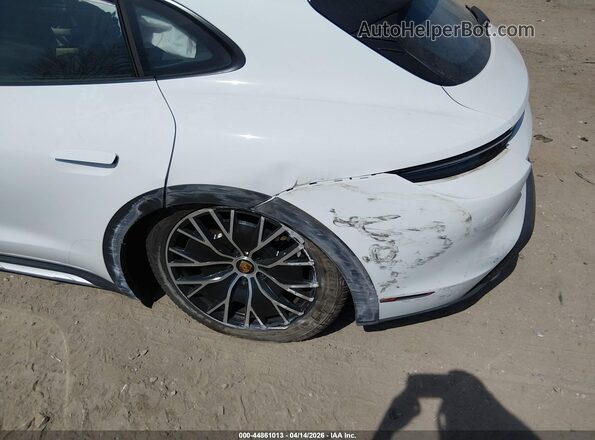 WP0BA2Y14NSA67181 2022 PORSCHE TAYCAN White წინა პანელის ხედი