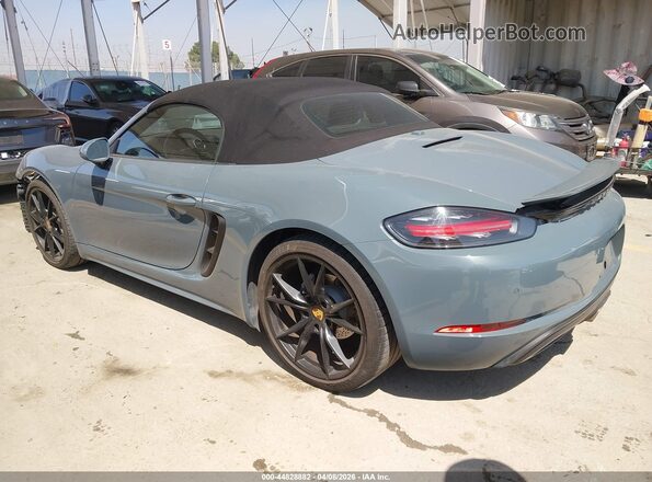 WP0CA2A82JS210857 2018 PORSCHE BOXSTER Серый Задняя левая четверть