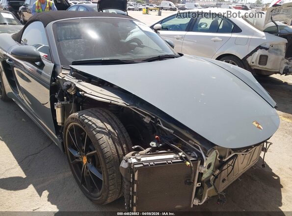WP0CA2A82JS210857 2018 PORSCHE BOXSTER Серый Вид спереди