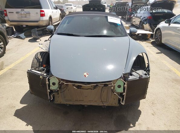 WP0CA2A82JS210857 2018 PORSCHE BOXSTER Серый Вид задней части салона