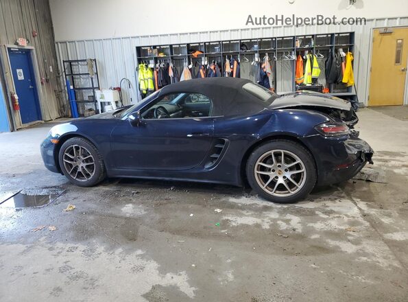 WP0CA2A88JS210846 2018 PORSCHE BOXSTER Синий Задняя левая четверть