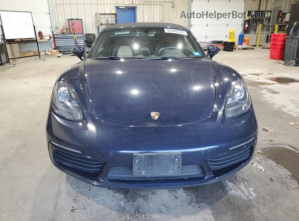 WP0CA2A88JS210846 2018 PORSCHE BOXSTER Синий Вид спереди