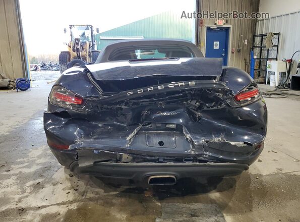 WP0CA2A88JS210846 2018 PORSCHE BOXSTER Синий Вид сзади