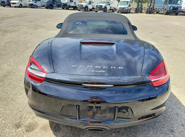 WP0CA2A89GS120601 2016 PORSCHE BOXSTER Black Widok z tyłu