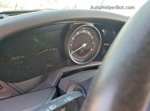 WP0CA2A9XLS251281 2020 PORSCHE 911 Black Սարքավորումների վահանակի տեսք