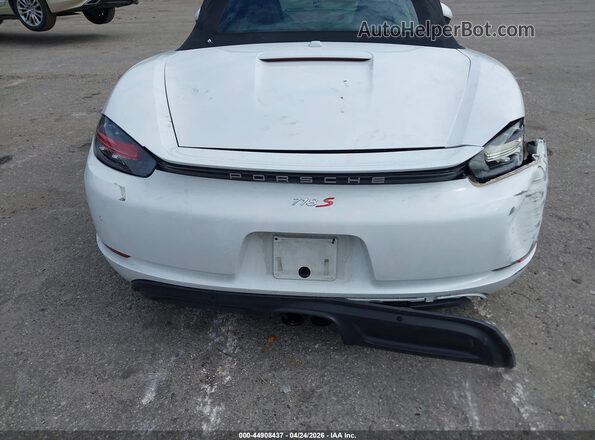 WP0CB2A89HS240798 2017 PORSCHE BOXSTER Белый Вид спереди