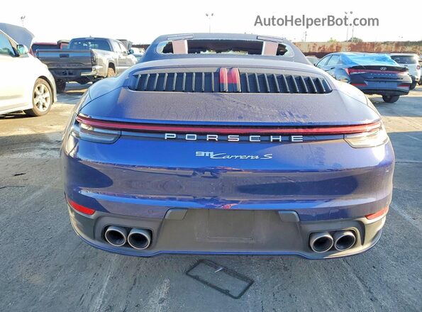 WP0CB2A96LS262940 2020 PORSCHE 911 Blue Vista trasera