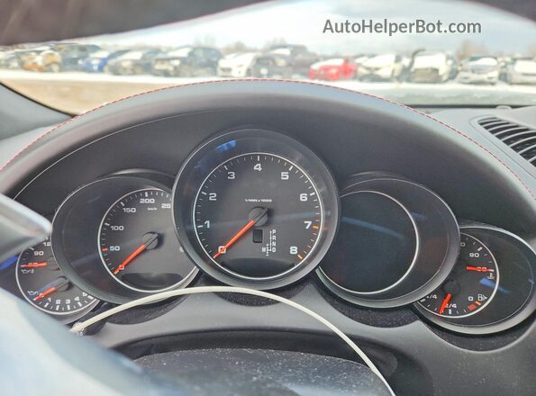 WP1AA2A25HKA90144 2017 PORSCHE CAYENNE White Vista del cuadro de instrumentos