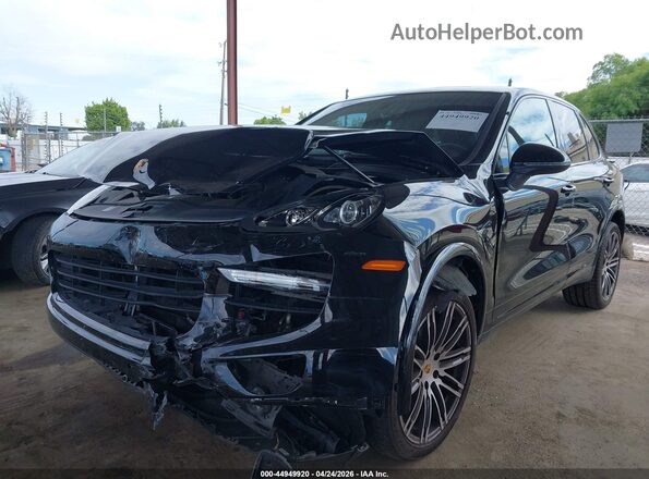 WP1AA2A2XHKA82816 2017 PORSCHE CAYENNE Black Przód lewy