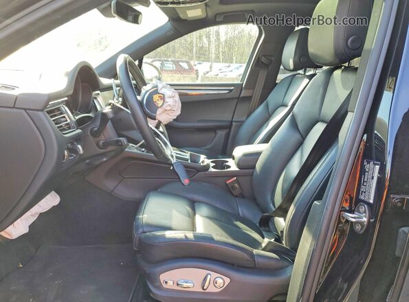 WP1AA2A50NLB09800 2022 PORSCHE MACAN Черный Вид салона спереди