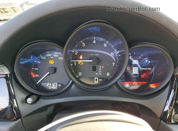 WP1AA2A50NLB09800 2022 PORSCHE MACAN Черный Вид щитка приборов