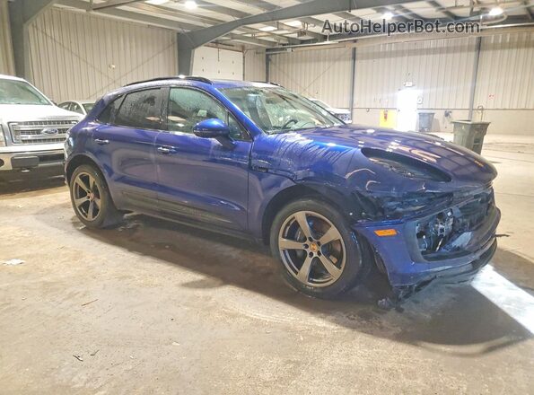 WP1AA2A55PLB03641 2023 PORSCHE MACAN Blue Передня права чверть