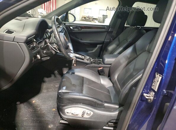 WP1AA2A55PLB03641 2023 PORSCHE MACAN Blue Вид салону спереду