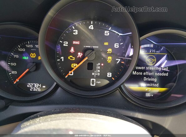 WP1AA2A58LLB14112 2020 PORSCHE MACAN Синий Вид задних сидений