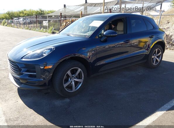 WP1AA2A58LLB14112 2020 PORSCHE MACAN Синий Передняя левая четверть