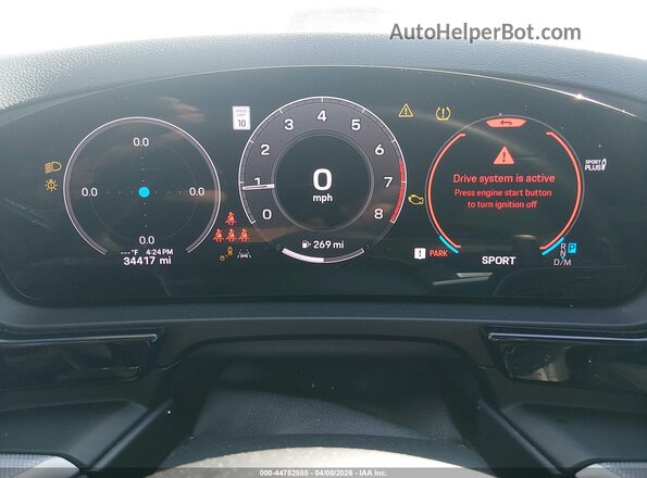 WP1AA2AY2RDA02791 2024 PORSCHE CAYENNE Gray Widok tylnych siedzeń