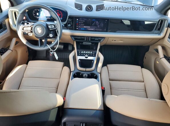 WP1AA2AY2SDA06765 2025 PORSCHE CAYENNE Black Dashboard view