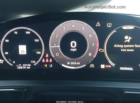 WP1AA2AY3SDA02644 2025 PORSCHE CAYENNE Gray უკანა სავარძლების ხედი