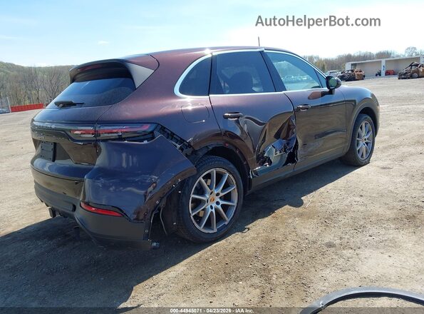 WP1AA2AY4KDA18867 2019 PORSCHE CAYENNE Brown Հետևի աջ