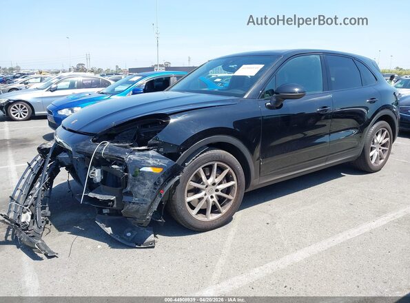 WP1AA2AY8MDA09933 2021 PORSCHE CAYENNE Black Przód lewy