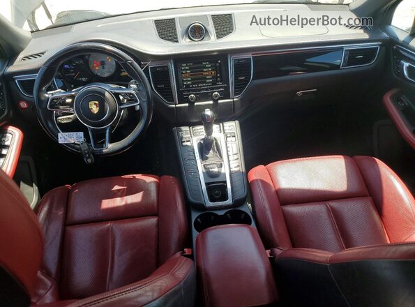 WP1AB2A50GLB48547 2016 PORSCHE MACAN Gray Առջևի վահանակի տեսք