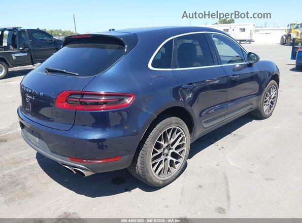 WP1AB2A50GLB55563 2016 PORSCHE MACAN Dark Blue Задня права чверть