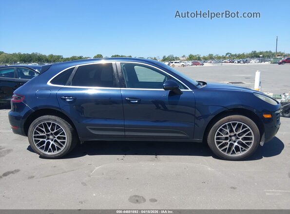 WP1AB2A50GLB55563 2016 PORSCHE MACAN Dark Blue Вид задньої частини салону
