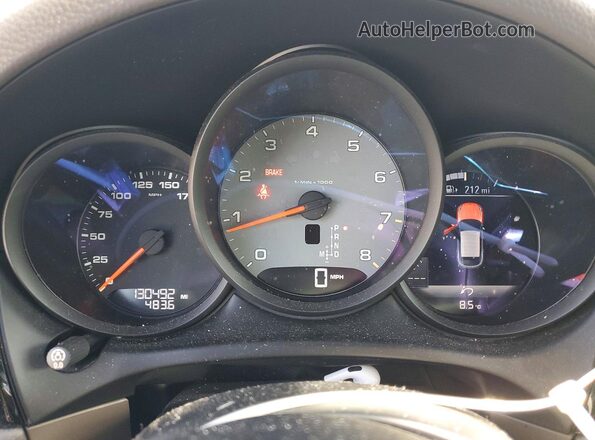 WP1AB2A53GLB43794 2016 PORSCHE MACAN Синий Вид щитка приборов