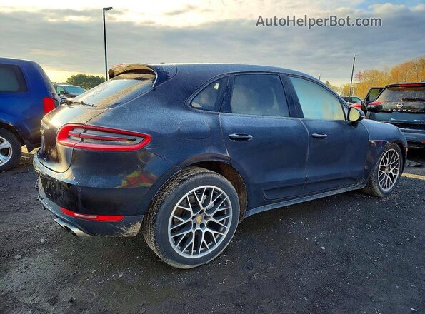 WP1AB2A56GLB50089 2016 PORSCHE MACAN Черный Задняя правая четверть