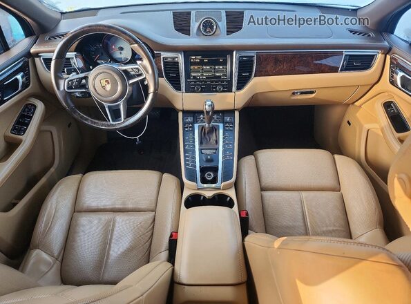 WP1AB2A56GLB50089 2016 PORSCHE MACAN Черный Вид панели приборов