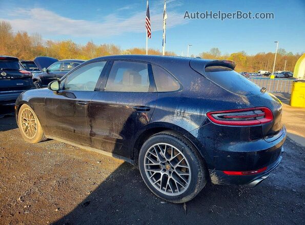 WP1AB2A56GLB50089 2016 PORSCHE MACAN Черный Задняя левая четверть
