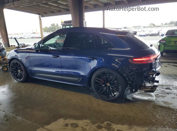 WP1AF2A51PLB56063 2023 PORSCHE MACAN Синий Задняя левая четверть