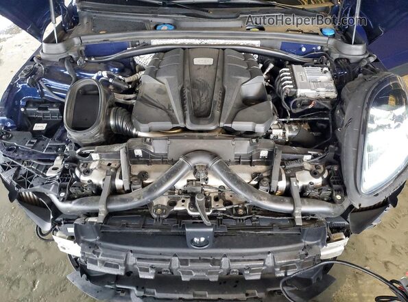 WP1AF2A51PLB56063 2023 PORSCHE MACAN Синий Вид задней части салона