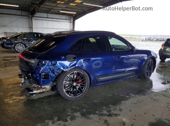 WP1AF2A51PLB56063 2023 PORSCHE MACAN Синий Задняя правая четверть