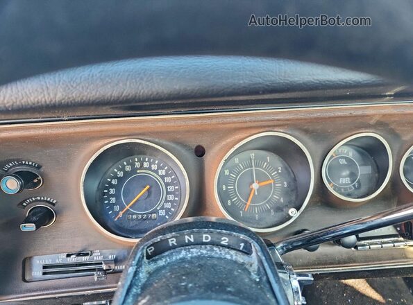 WP29U2G203809 1972 DODGE CHARGER Black Սարքավորումների վահանակի տեսք