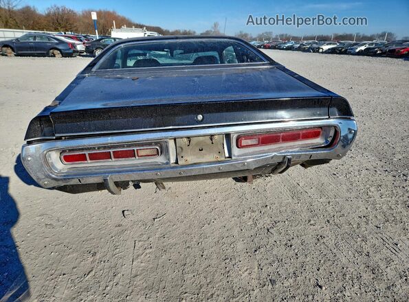 WP29U2G203809 1972 DODGE CHARGER Black Հետևի տեսք