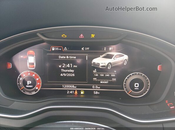 WUABWCF52KA901043 2019 AUDI RS5 Blue 