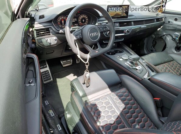 WUAPWAF56KA907213 2019 AUDI RS5 Gray Dashboard view