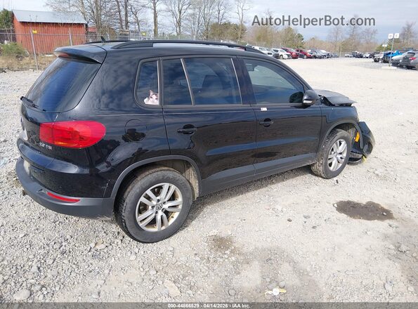 WVGAV7AX3GK000076 2016 VOLKSWAGEN TIGUAN Black Rear right