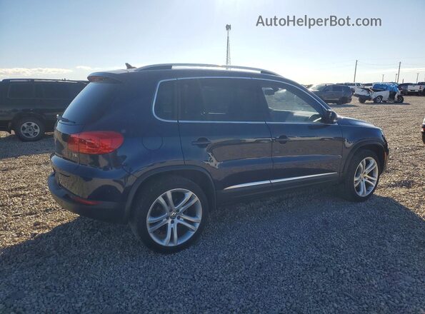 WVGAV7AX7GW534948 2016 VOLKSWAGEN TIGUAN Blue უკანა მარჯვენა