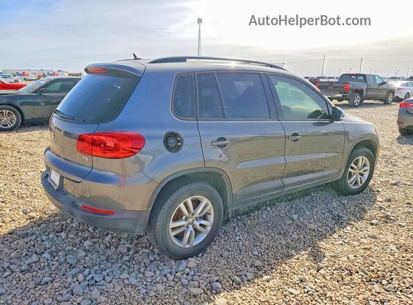 WVGAV7AXXGW514144 2016 VOLKSWAGEN TIGUAN Серый Задняя правая четверть