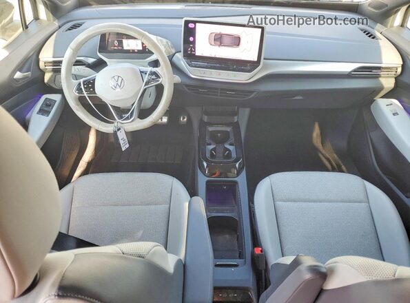 WVGDMPE24MP019815 2021 VOLKSWAGEN ID.4 White Առջևի վահանակի տեսք