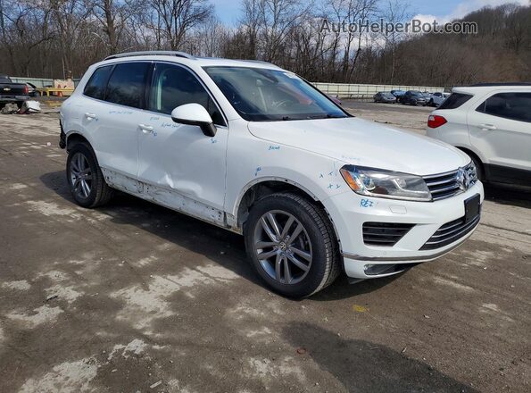 WVGEF9BP3GD012760 2016 VOLKSWAGEN TOUAREG White წინა მარჯვენა