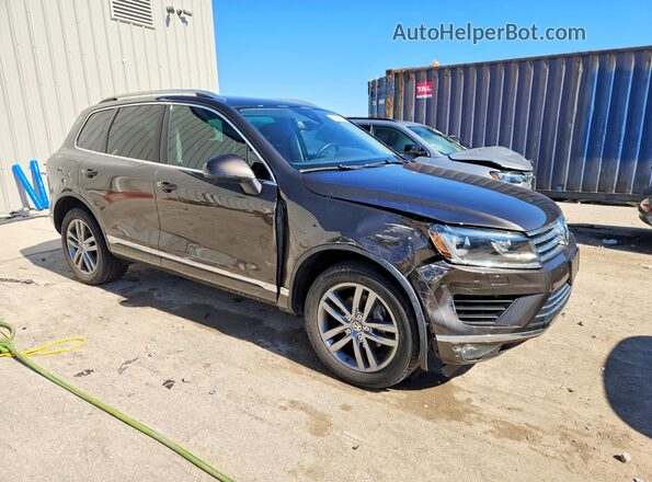 WVGEF9BP4GD005624 2016 VOLKSWAGEN TOUAREG Brown წინა მარჯვენა