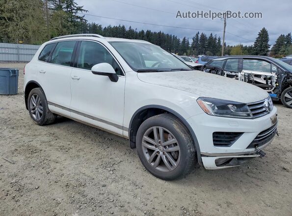 WVGEF9BP9GD010835 2016 VOLKSWAGEN TOUAREG White წინა მარჯვენა